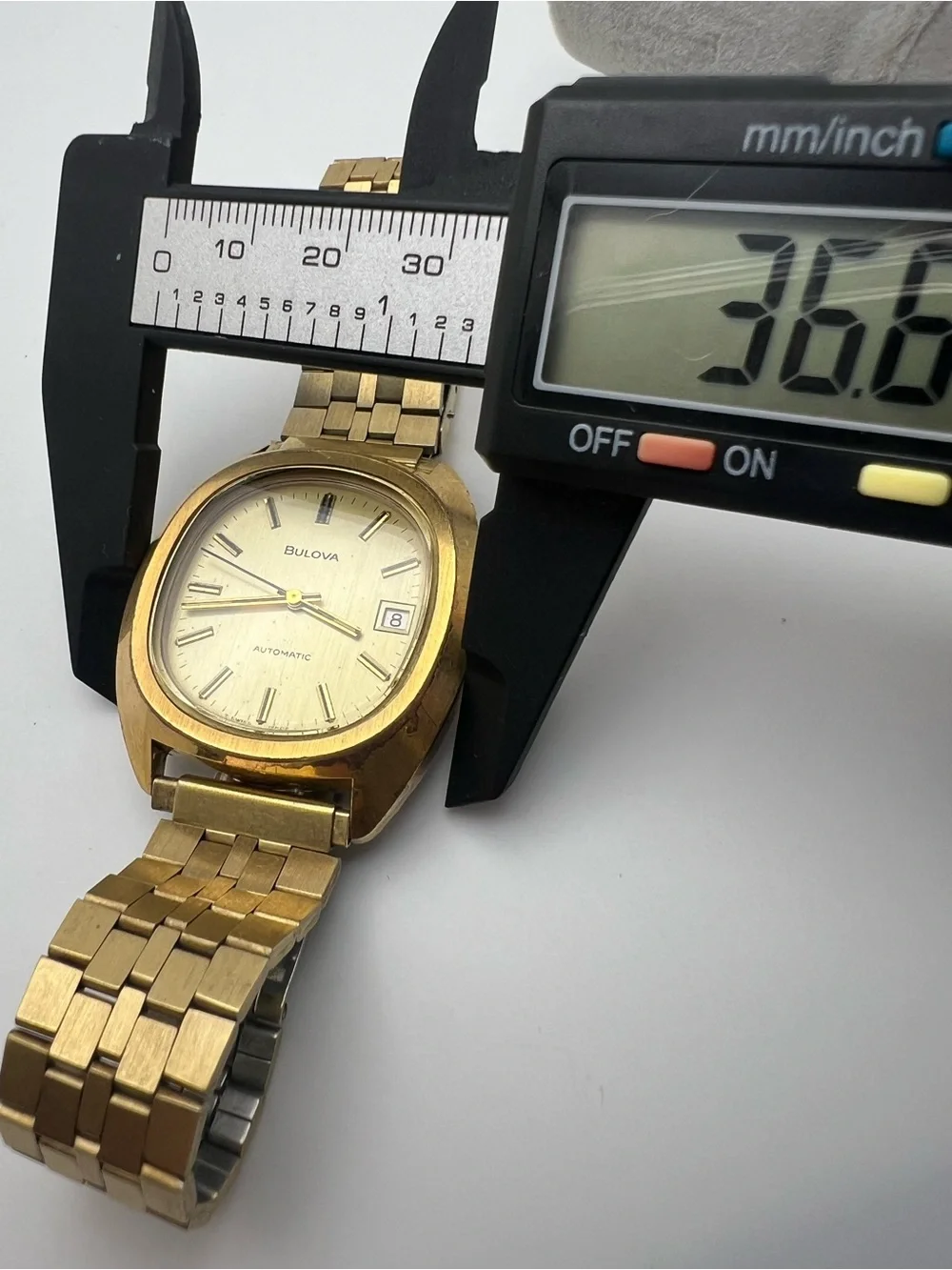 Bulova Gold-Tone Men's Automatic Watch with gold Dial